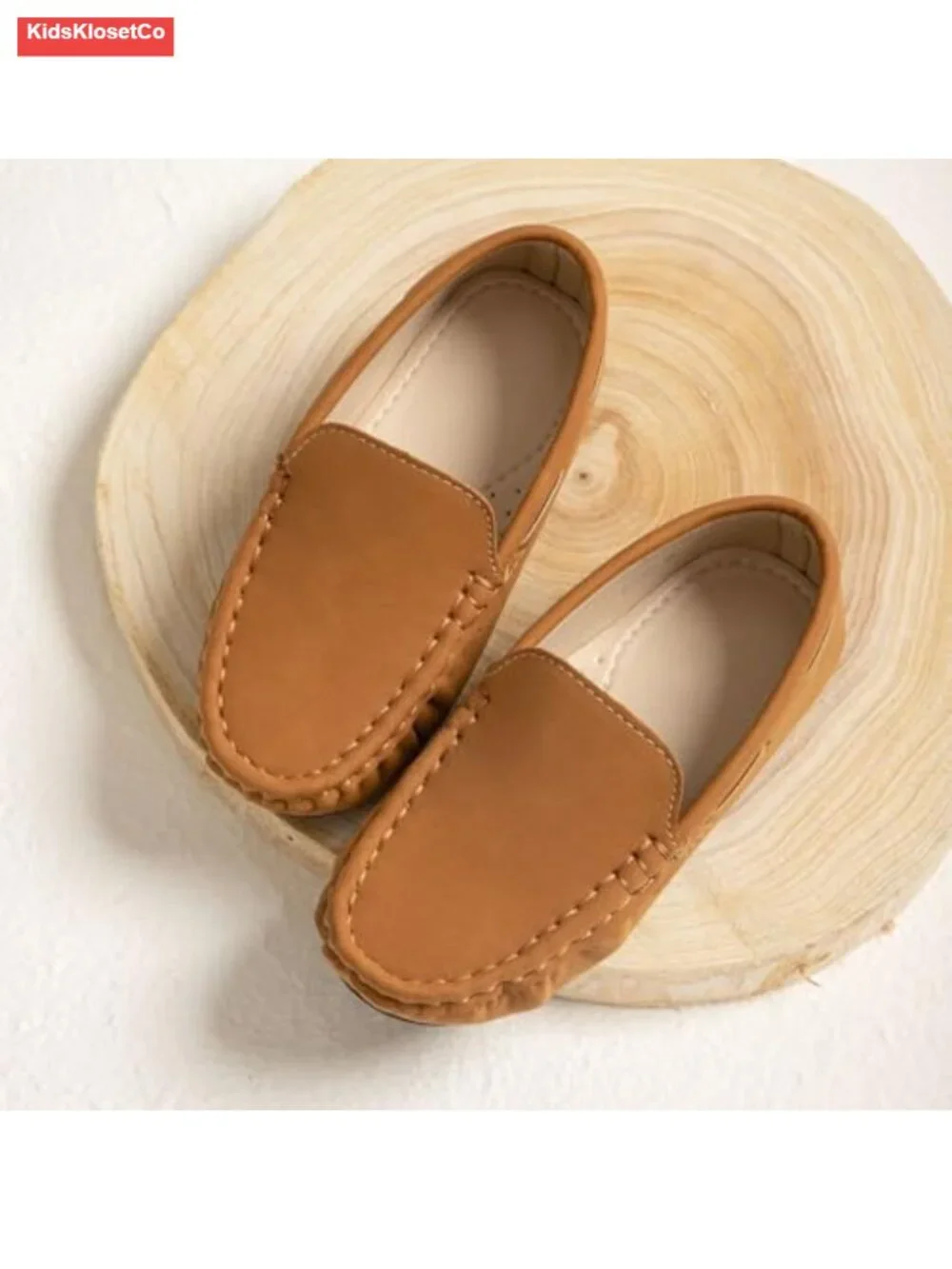 Boys Slip-On Loafers Soft Faux Leather Toddler Casual Mocc